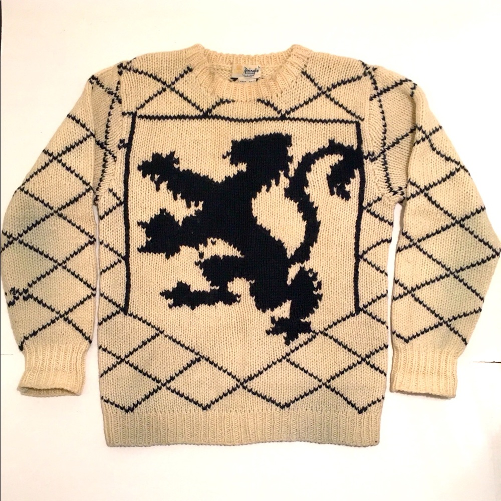 Sweater Griffin Hand knitted, large